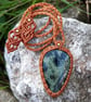 Kambala Jasper Macrame Pendant  - Image 5