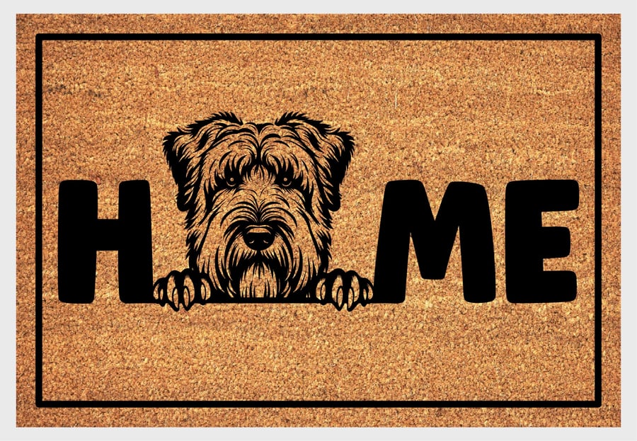 Wheaten Terrier Home Door Mat No.1 - Wheaten Terrier Welcome Mat - 3 Sizes
