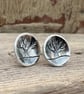 Silver Tree Stud Earrings - Image 2