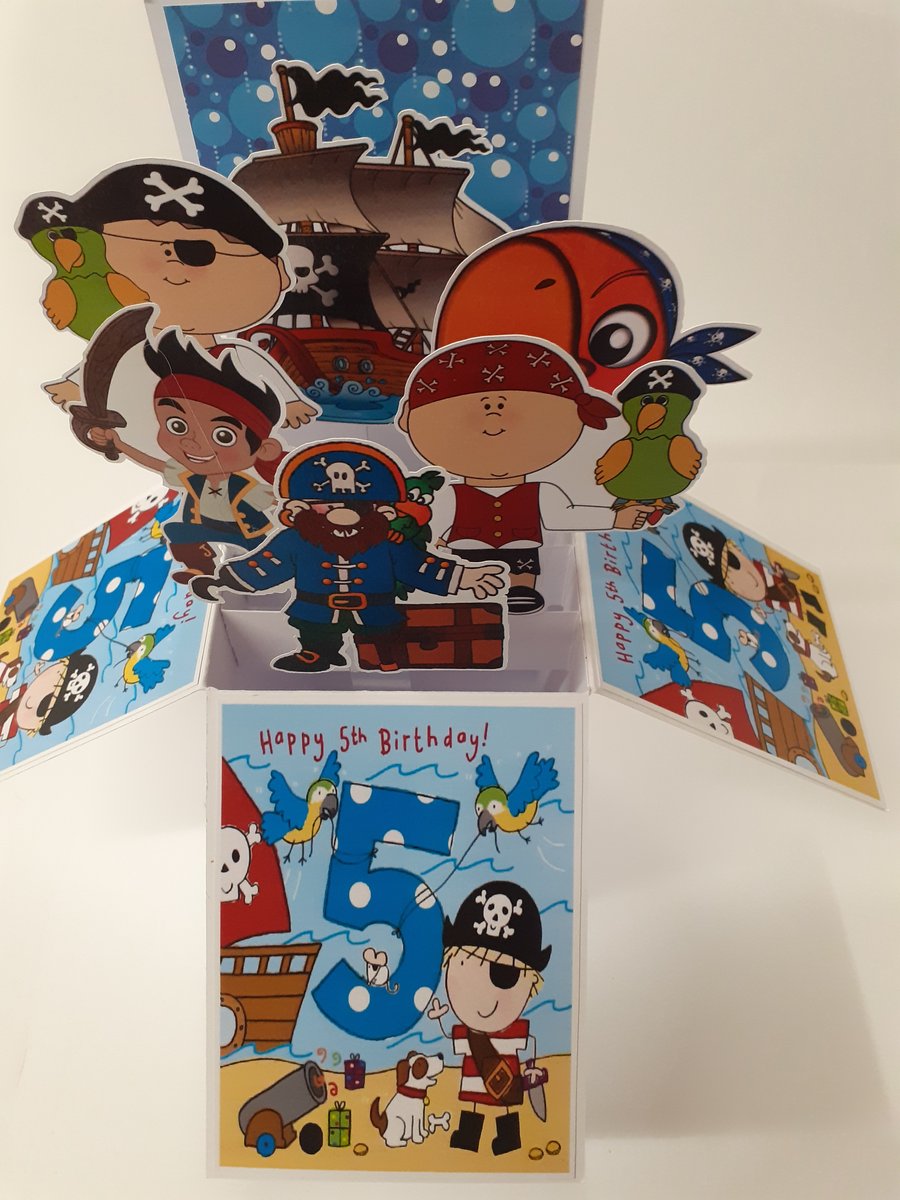 Boys 5th Birthday Card