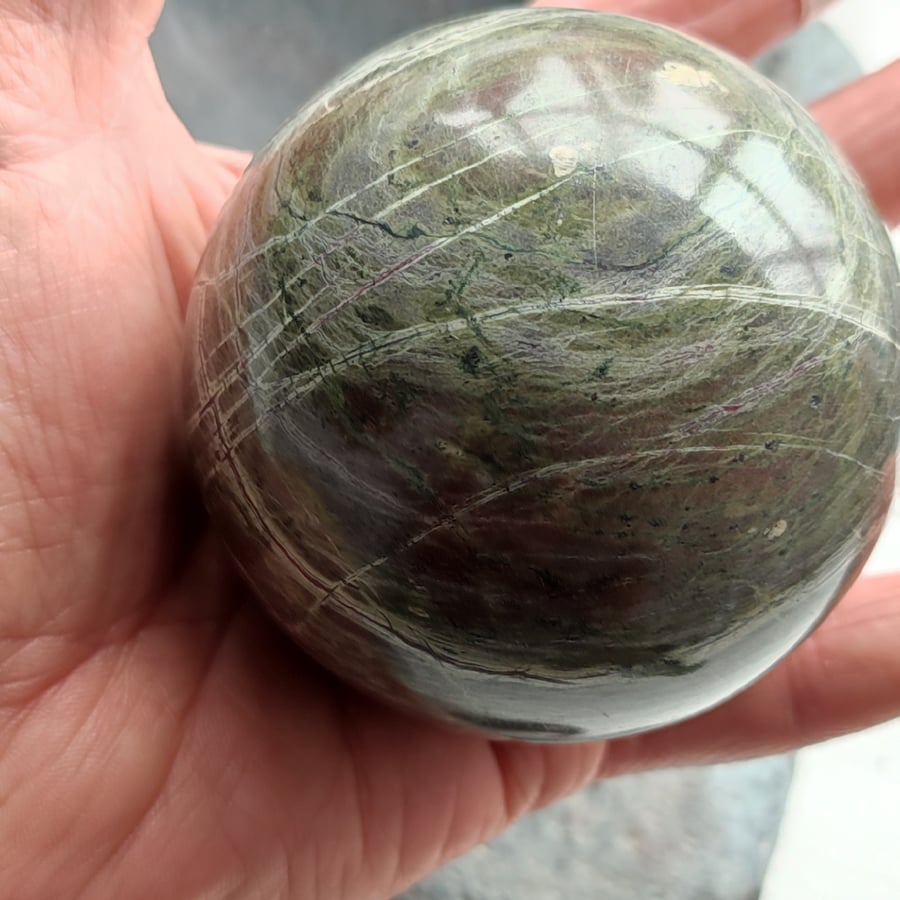 Cornish Serpentine Sphere