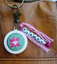 Flower Keyring or Bag Charm
