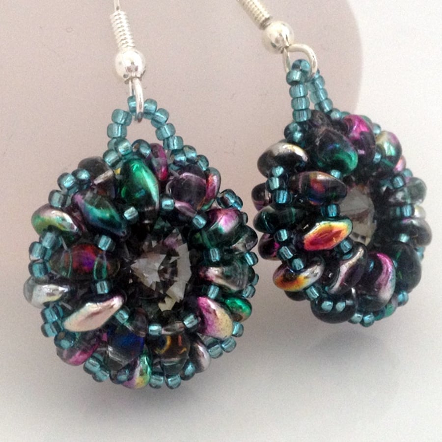 Magic Peacock Earrings