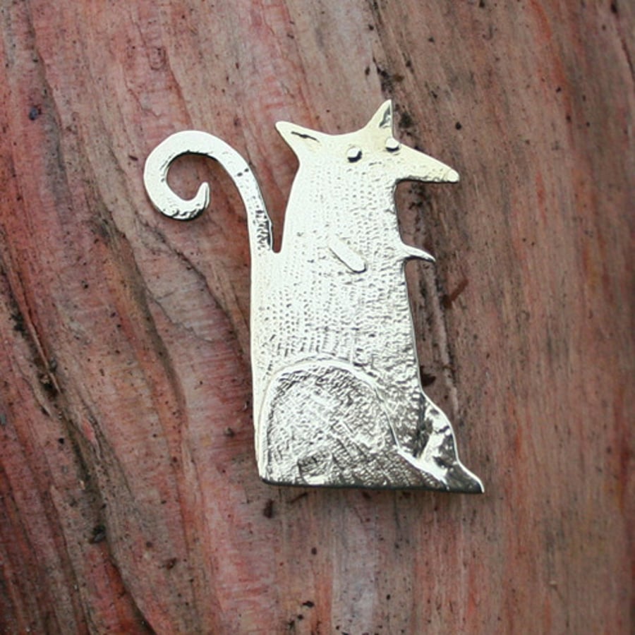 rat brooch