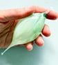 Blown Glass Green Bauble Decoration - Image 3