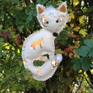 One of scrap bag fox decoration.