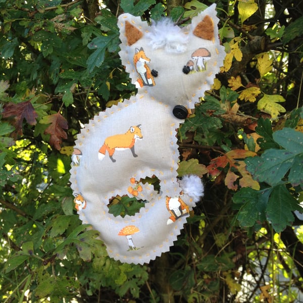 One of scrap bag fox decoration.