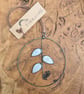 Stained Glass Pussy Willow Mini Wreath, Hanging Suncatcher Valentines Gift - Image 6