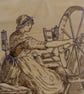  spinning wheel plaque (pyrography) - Image 2