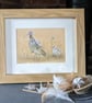 Curlews, an A4 or A3 mounted signed print. - Image 6