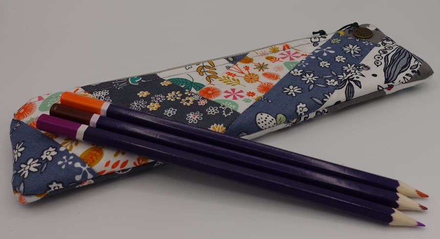 Floral Pencil Case