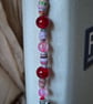 Cherry Red beaded Bookmark (one of a kind!)  - Image 2