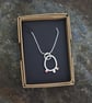 Silver and Copper Seed Pod Necklace - Image 7