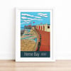 Herne Bay Kent travel poster print by Susie West
