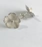 Rockrose hand made Silver Earstuds - Image 4