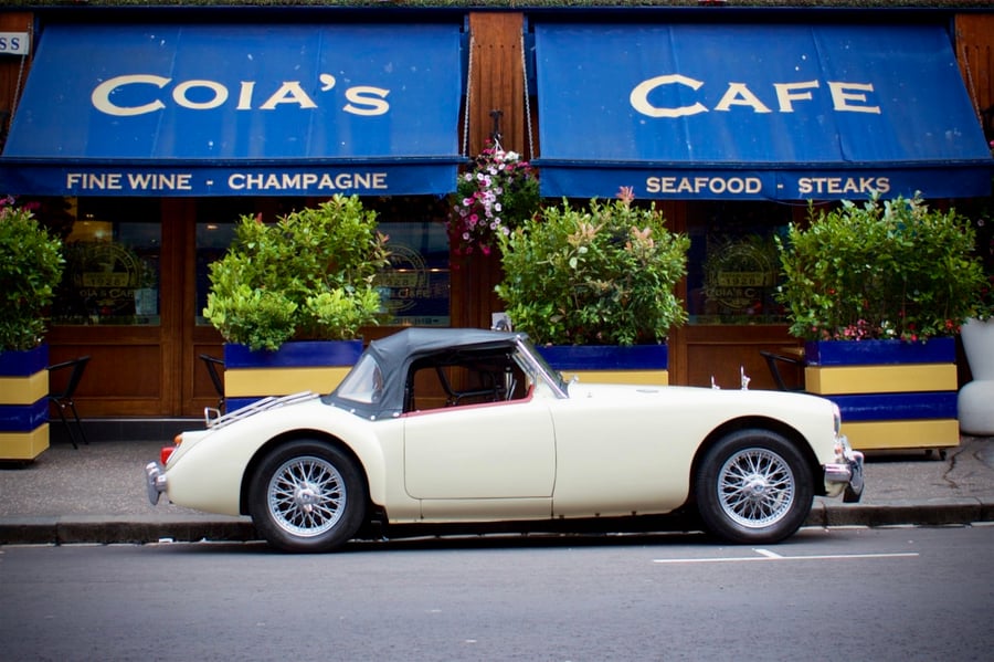 MGA at Coia’s Cafe, Glasgow  Signed Mounted Print FREE DELIVERY