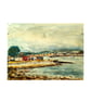 Cremyll Cornwall Watercolour Painting on Yupo Paper Mounted - Image 5