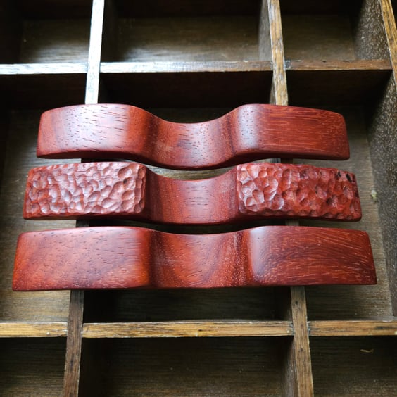 Padauk Open Top Page Holders