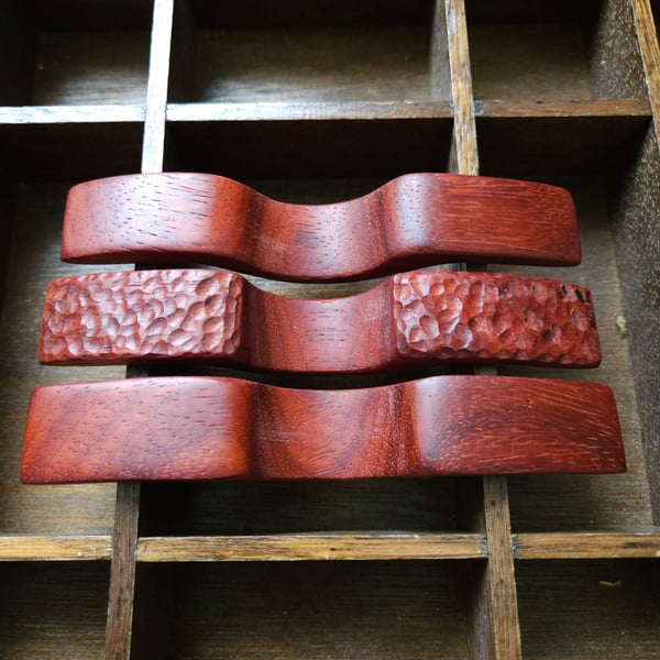 Padauk Open Top Page Holders