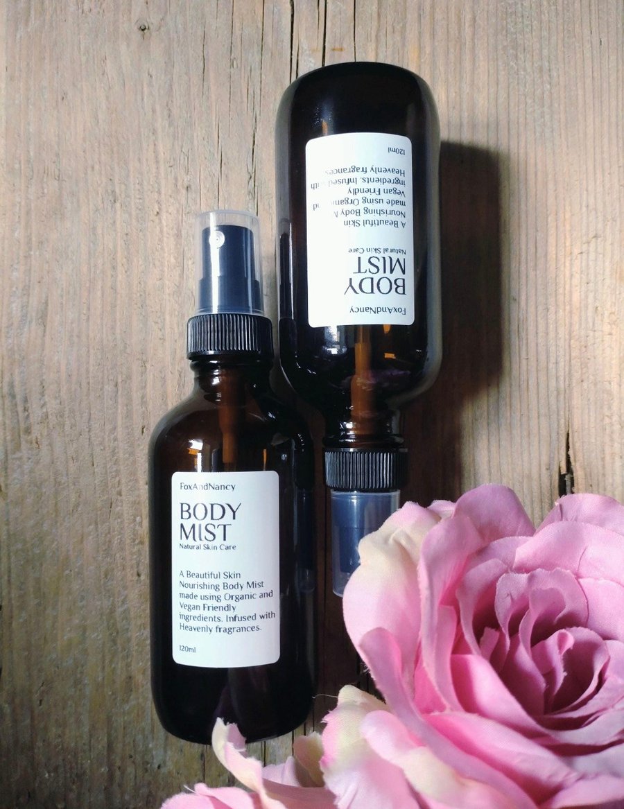 Image of Body Mist, 120ml, Choose Your Own Fragrance. Vegan Friendly and Cruelty Free.