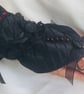 Black Satin and lace wrist cuff, steampunk, Victorian, goth, Halloween  - Image 7