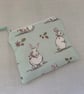 Fabric Coin Purse, Money Pouch, Zipped Purse, Purse, Card Holder, Bunny - Image 2