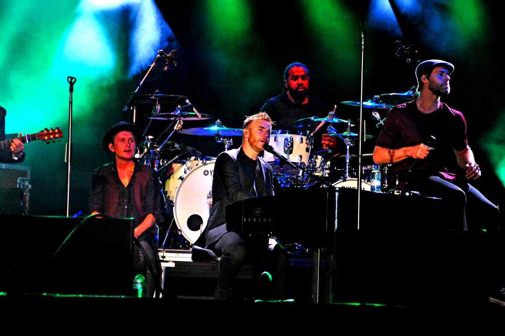 Take That Performing Live In Concert Photograph Print