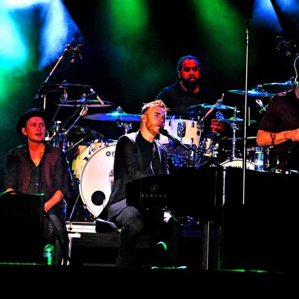 Take That Performing Live In Concert Photograph Print