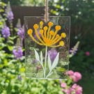 Fused Glass Christmas Tree Decoration Handmade Festive Decor Glass