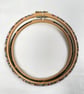 Liberty London fabric embroidery needlepoint hoop