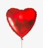 Red Heart Shaped Helium Balloon Fine Art Giclée Mini Print