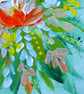 Original art acrylic floral painting ( ref FA 401 D1 ) - Image 3