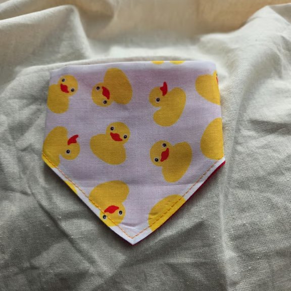 Elasticated slip-on Dog Bandana - Size XS-S