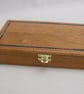 Earring box in solid Cherry