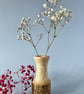 Small, wooden bud vase with live edge – for dried flowers. - Image 4