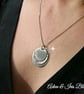 Silver Disc Necklace - Image 1