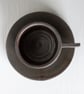 Espresso Cup and Saucer - Chocolate Black - Image 3
