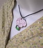 Sheep Pendant with Colourful Curls - in Enamels - Image 3