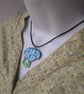 Sheep Pendant with Colourful Curls - in Enamels - Image 6