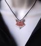 Fox's Head Pendant - in Rusty-Red Foxy Enamel Colours - Image 3