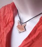 Fox's Head Pendant - in Rusty-Red Foxy Enamel Colours - Image 6