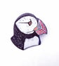 Puffin's Head Brooch in Enamels - Image 1