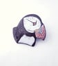Puffin's Head Brooch in Enamels - Image 6