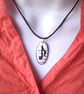 Oval Musical Note Pendant - Quaver - Image 2
