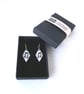 Diamond-shaped Musical Note Earrings - Semi-Quaver - Image 5