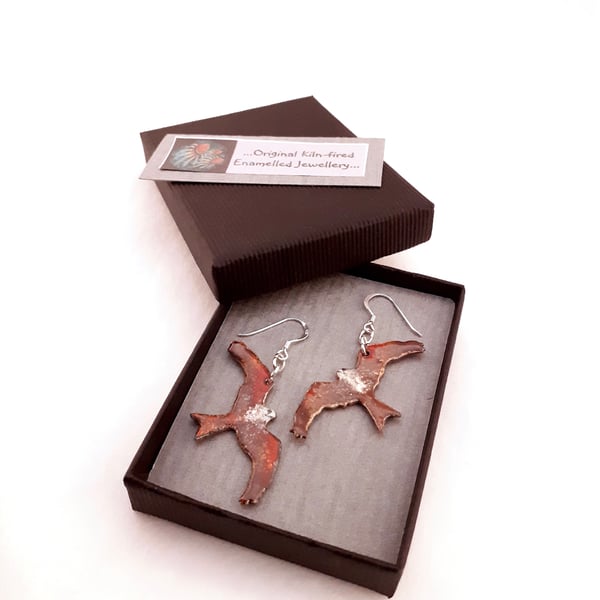 Red Kite Earrings