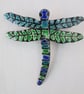 Large Dragonfly Brooch in Colourful Enamels - Image 3