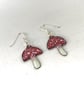 Red Spotted ‘Fly Agaric’ Toadstool Earrings - Image 5