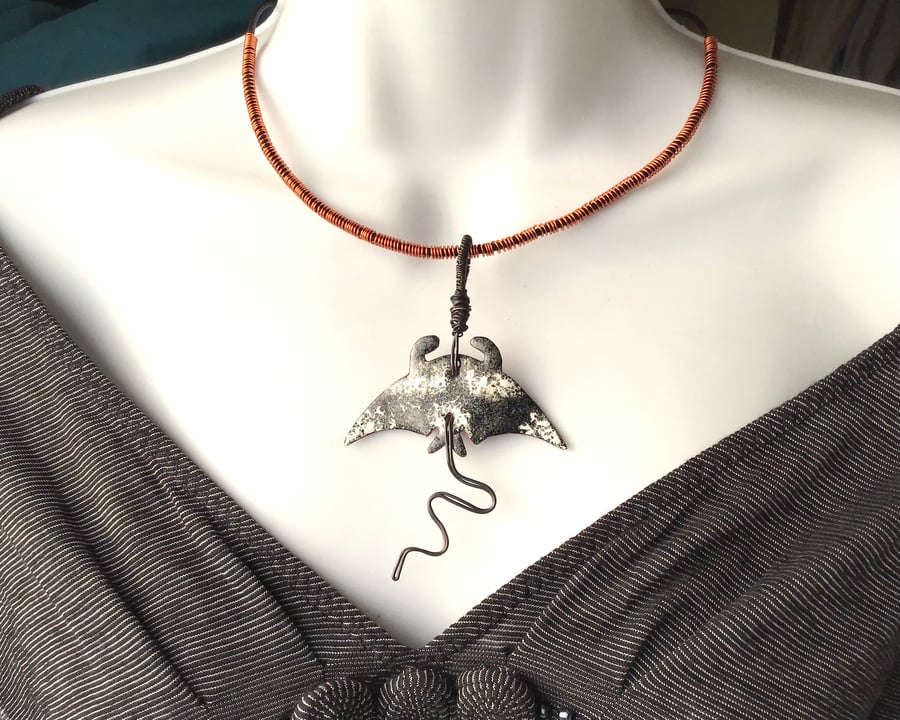 Manta Ray Statement Necklace