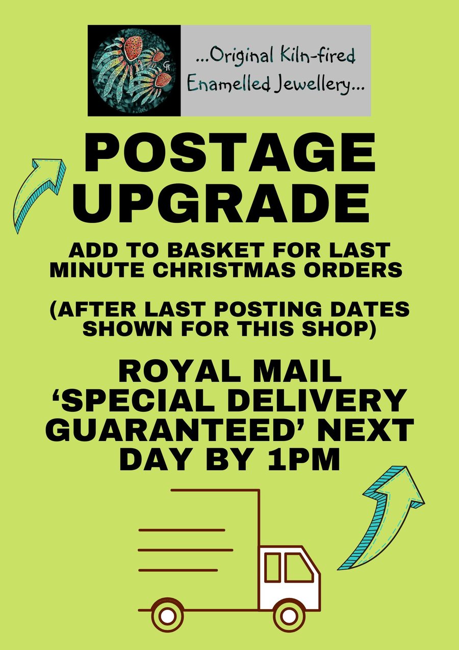 Special Delivery Guaranteed by 1pm - Royal Mail (last minute delivery upgrade)